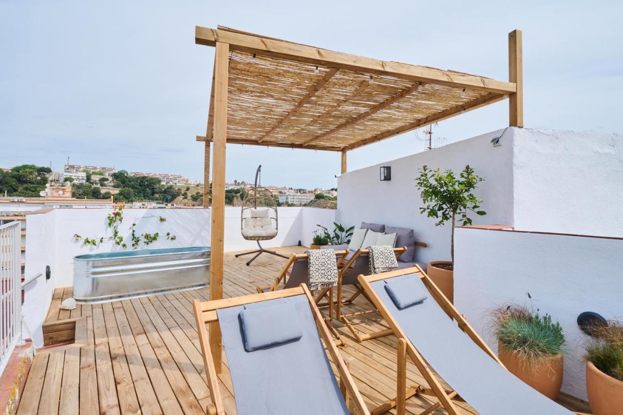 El Rancho At The Beach Blanes Bagian luar foto