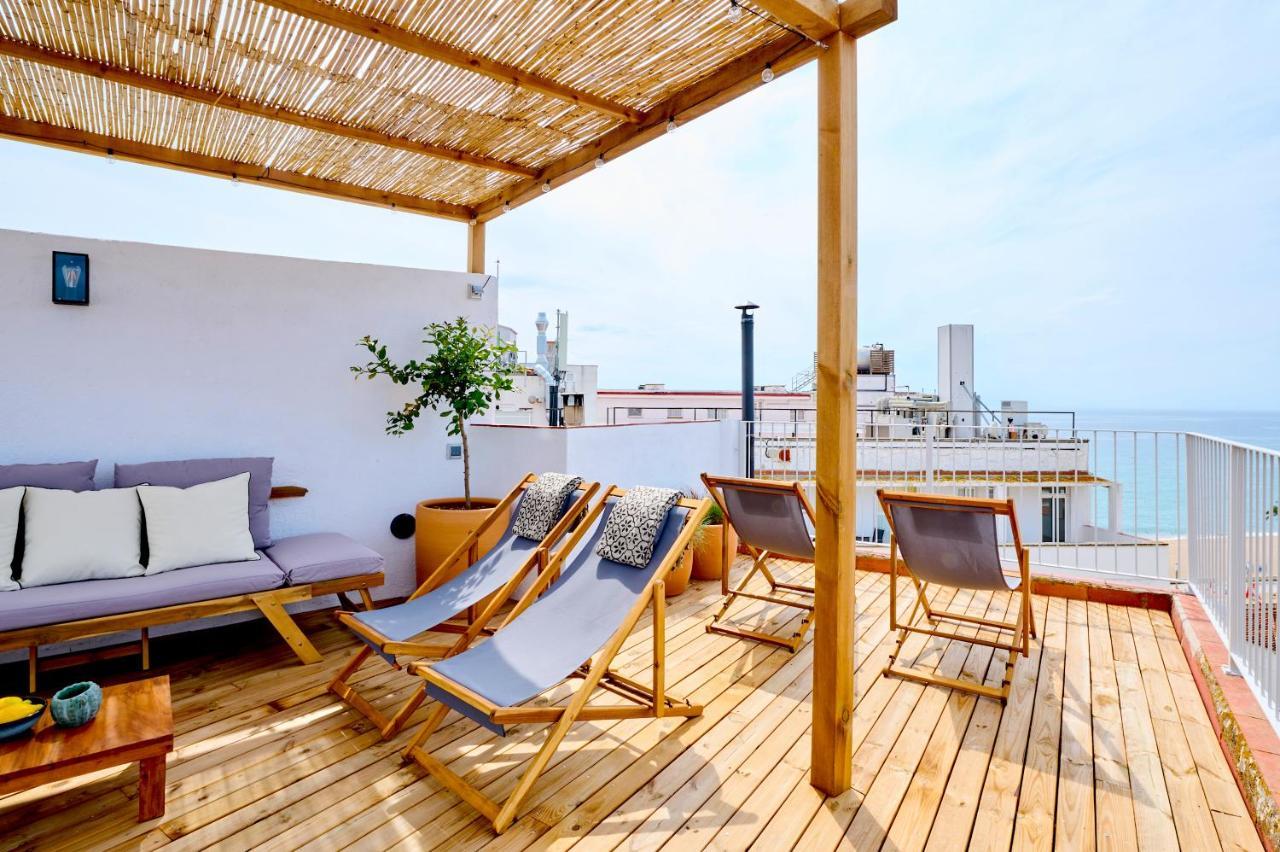 El Rancho At The Beach Blanes Bagian luar foto