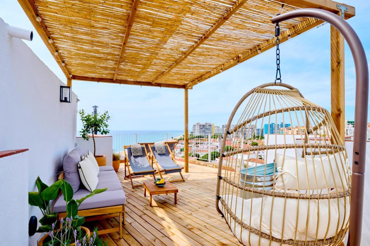 El Rancho At The Beach Blanes Bagian luar foto
