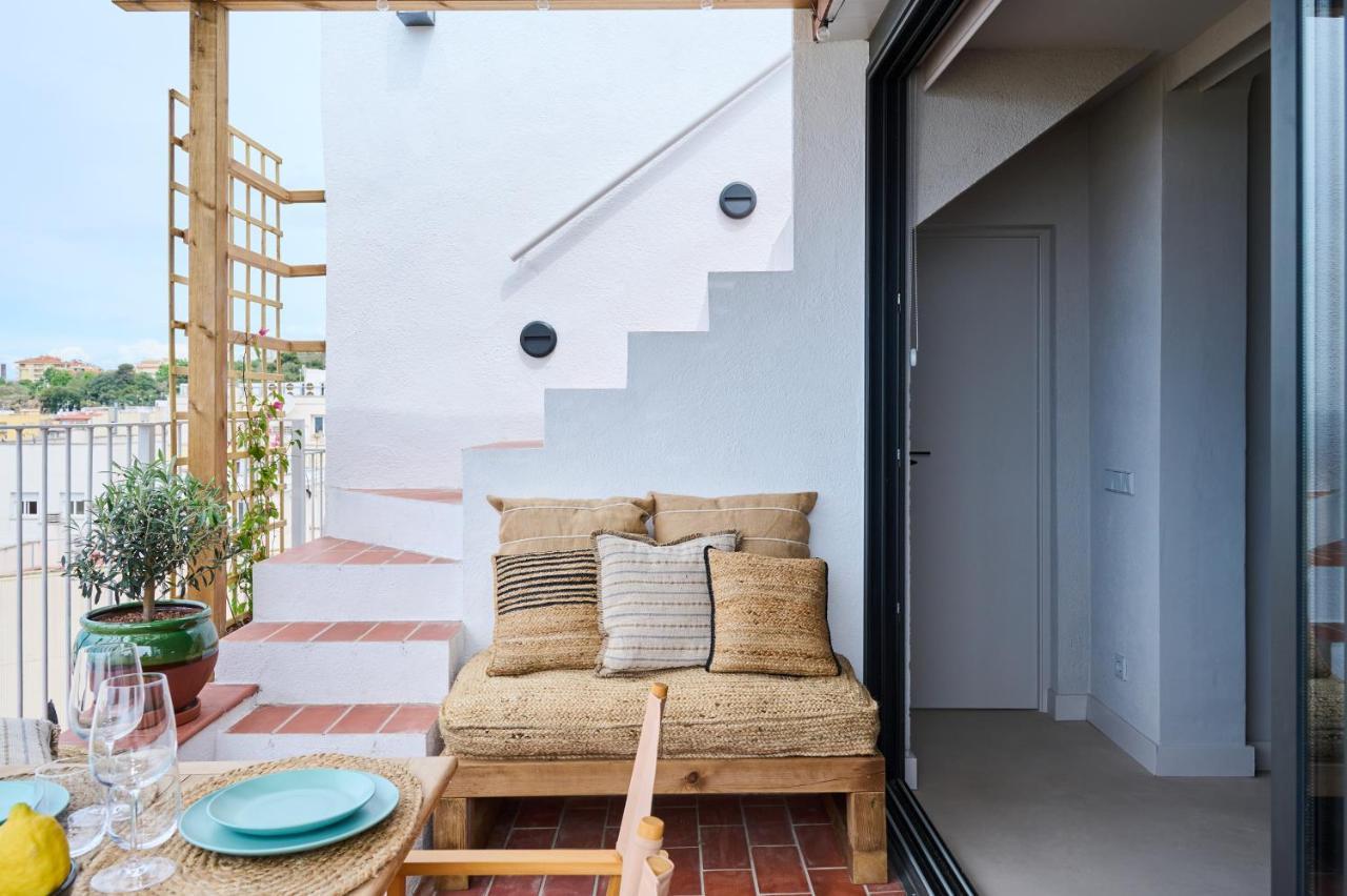 El Rancho At The Beach Blanes Bagian luar foto